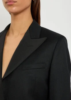Tuxedo wool blazer