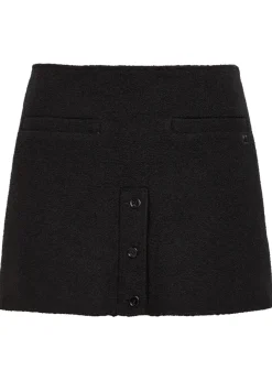 Tweed mini skirt