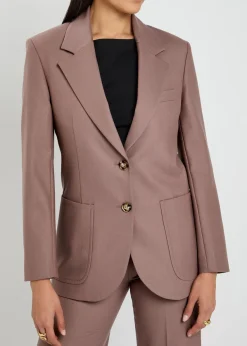 Twill blazer
