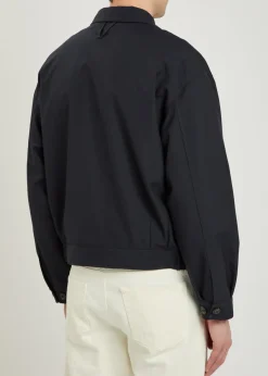 Twill bomber jacket
