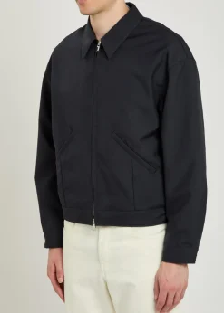 Twill bomber jacket