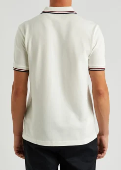 Twin Tipped piqué cotton polo shirt