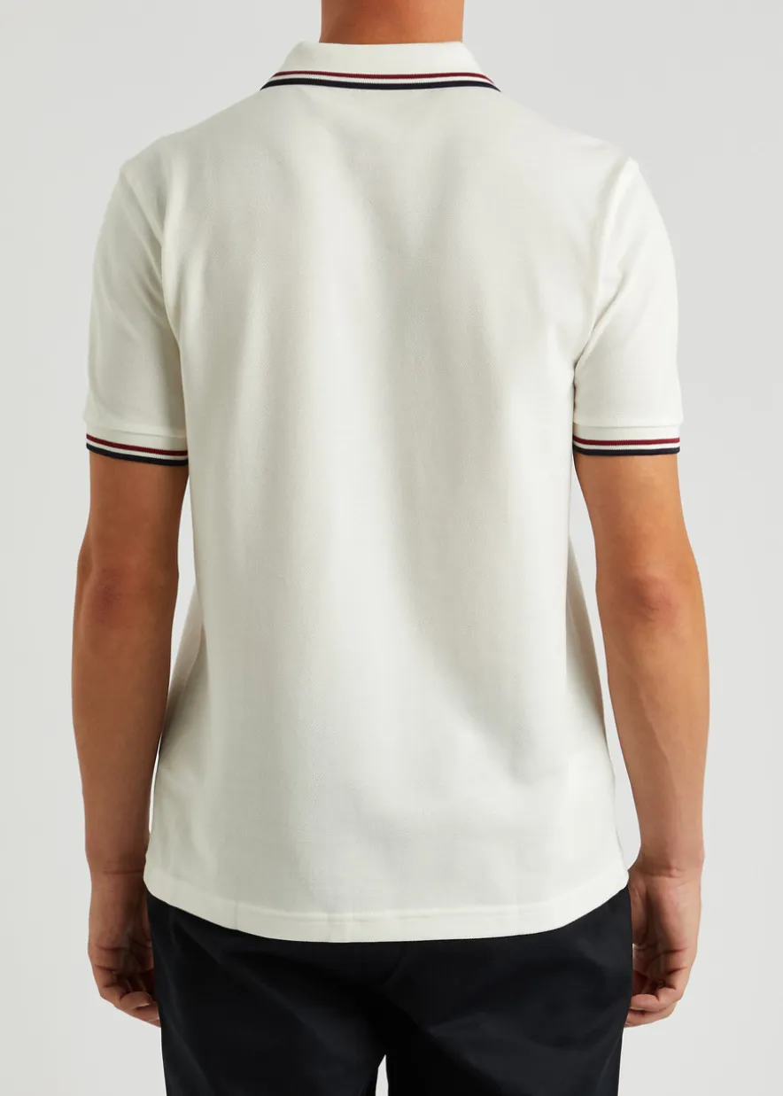 Twin Tipped piqué cotton polo shirt