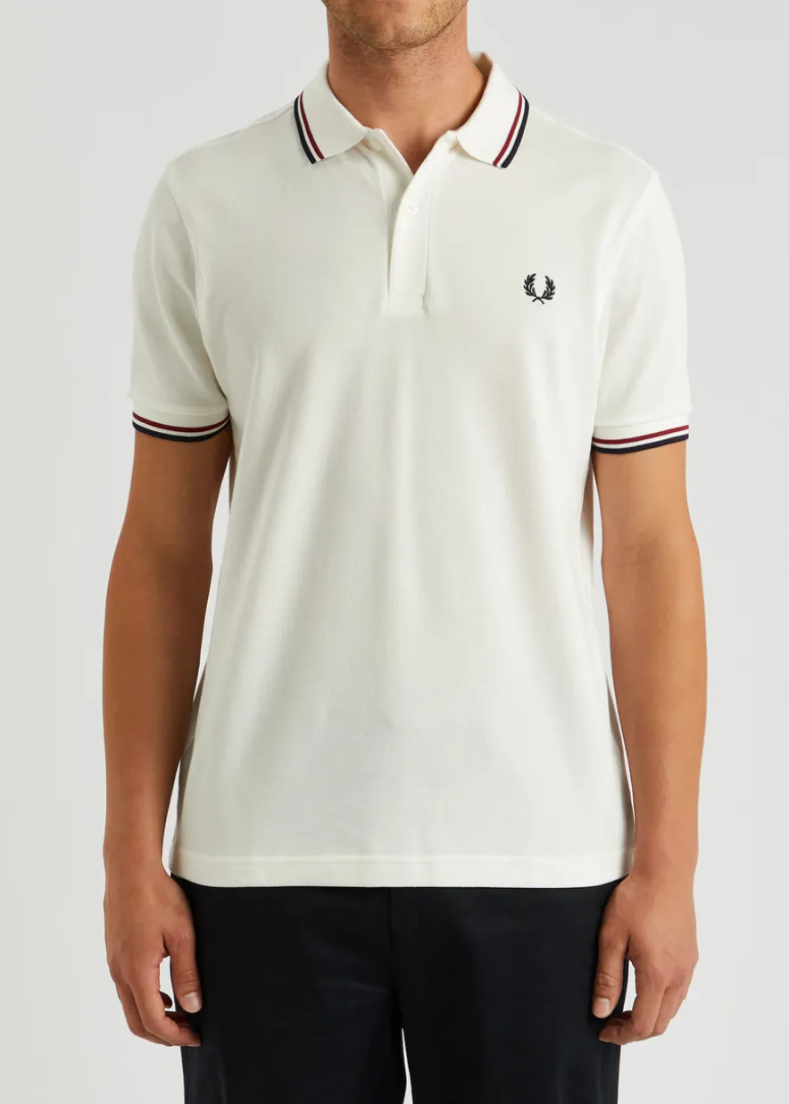 Twin Tipped piqué cotton polo shirt