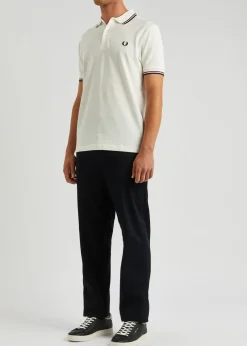 Twin Tipped piqué cotton polo shirt
