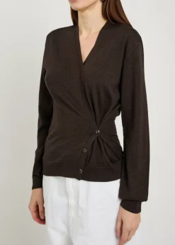 Twisted knit jumper