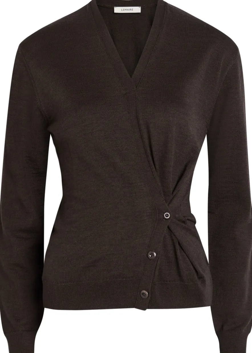 Twisted knit jumper