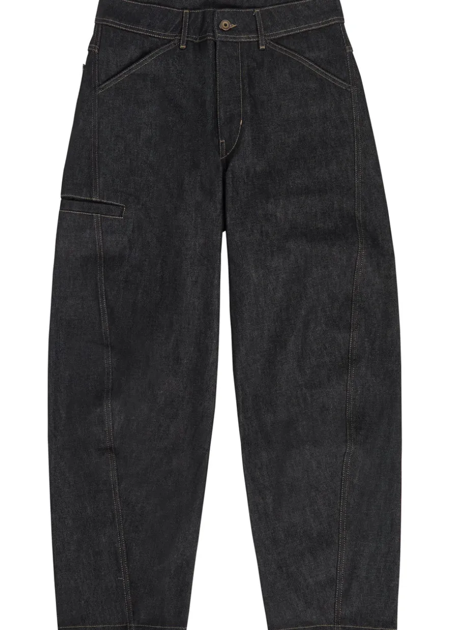 Twisted Workwear barrel-leg denim jeans