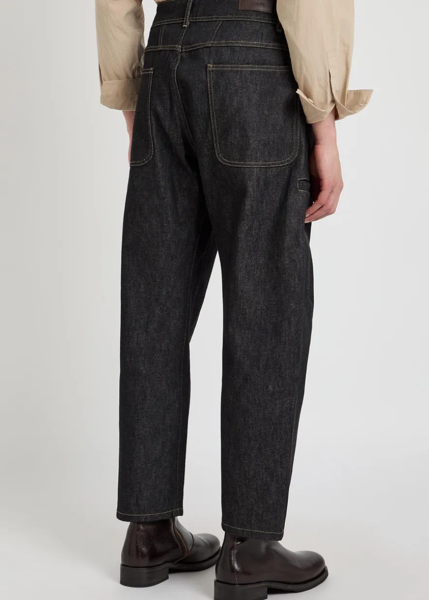 Twisted Workwear barrel-leg denim jeans