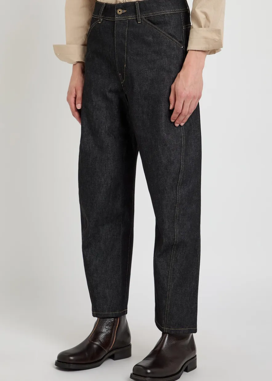 Twisted Workwear barrel-leg denim jeans