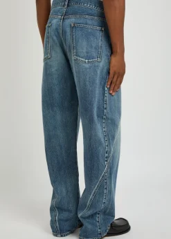 Twisted Workwear straight-leg jeans