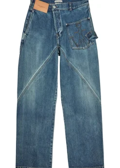Twisted Workwear straight-leg jeans