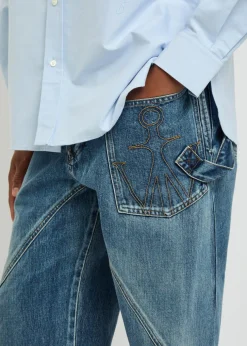 Twisted Workwear straight-leg jeans