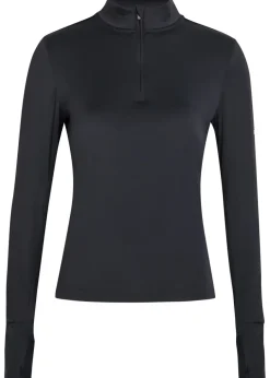 Ultralite half-zip stretch-jersey gym top
