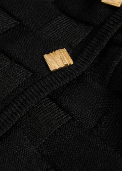 Uma checked knit cardigan