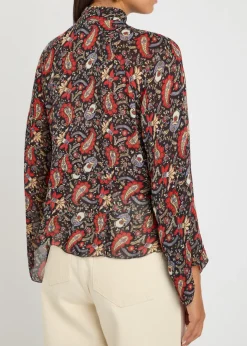 Uma floral chiffon blouse