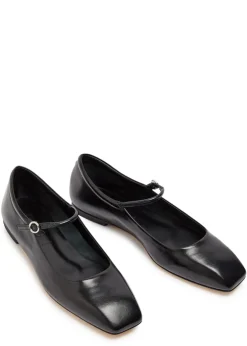 Uma leather ballet flats