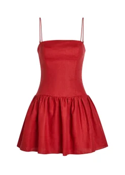 Uma linen mini dress
