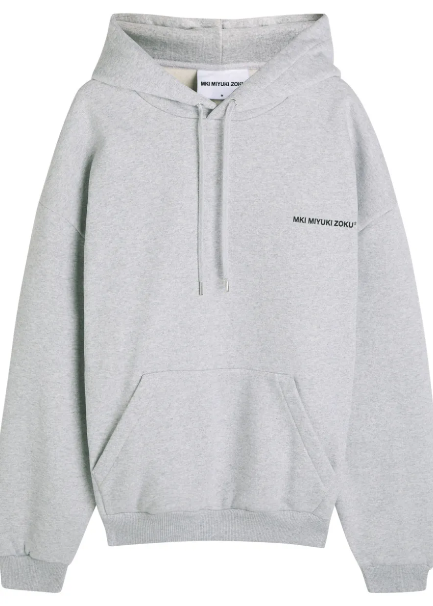 Uniform hooded cotton-blend sweatshirt