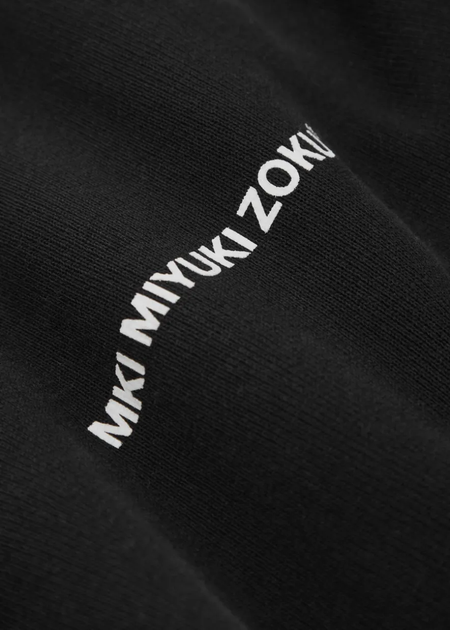 Uniform hooded cotton-blend sweatshirt