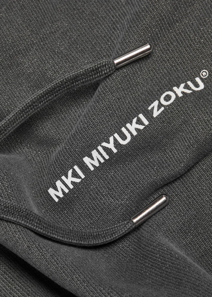 Uniform logo hooded cotton-blend sweatshirt