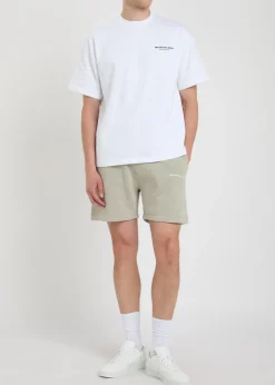Uniform logo-print cotton-blend shorts