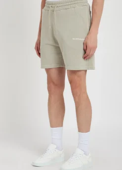 Uniform logo-print cotton-blend shorts