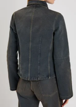 Union darted denim jacket