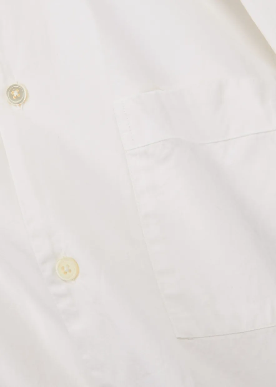 Unisex poplin pyjama shirt