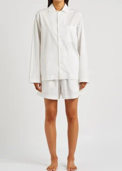 Unisex poplin pyjama shirt