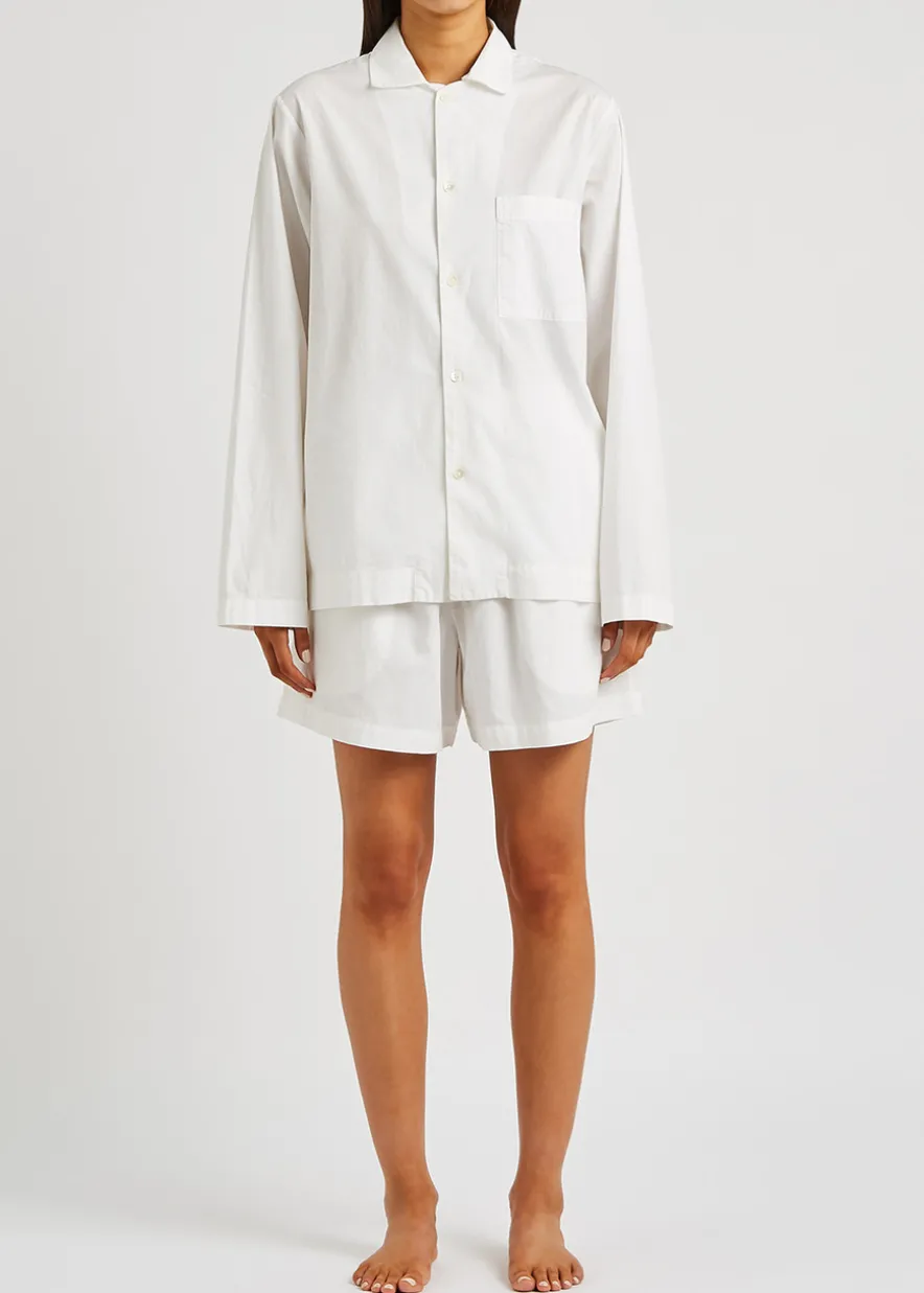 Unisex poplin pyjama shirt