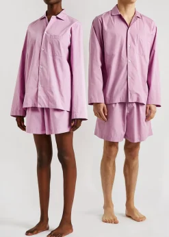 Unisex poplin pyjama shorts