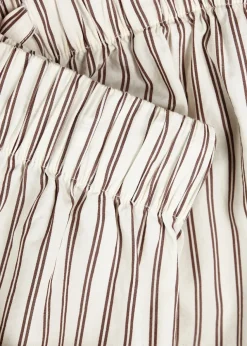 Unisex poplin pyjama shorts