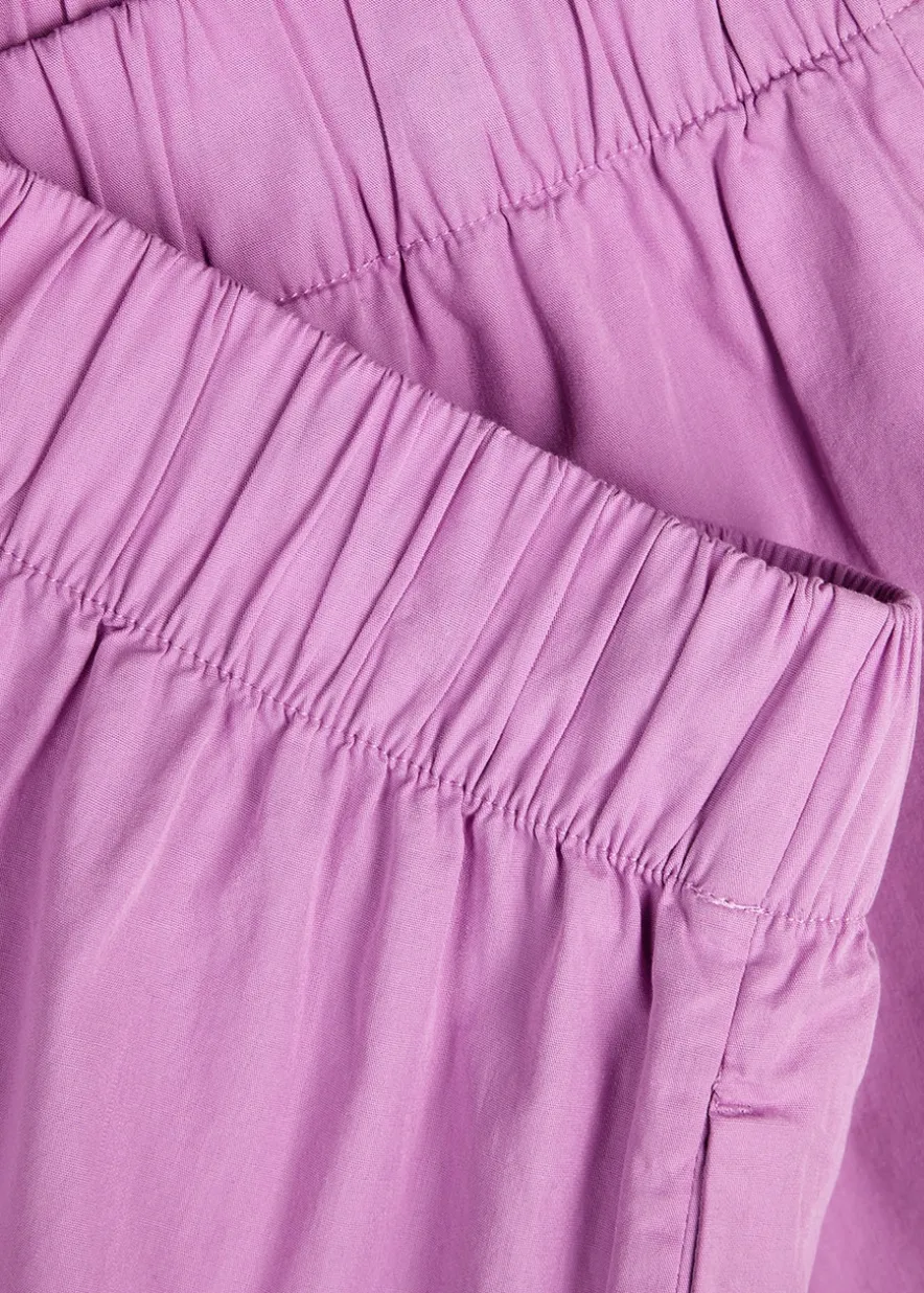 Unisex poplin pyjama trousers
