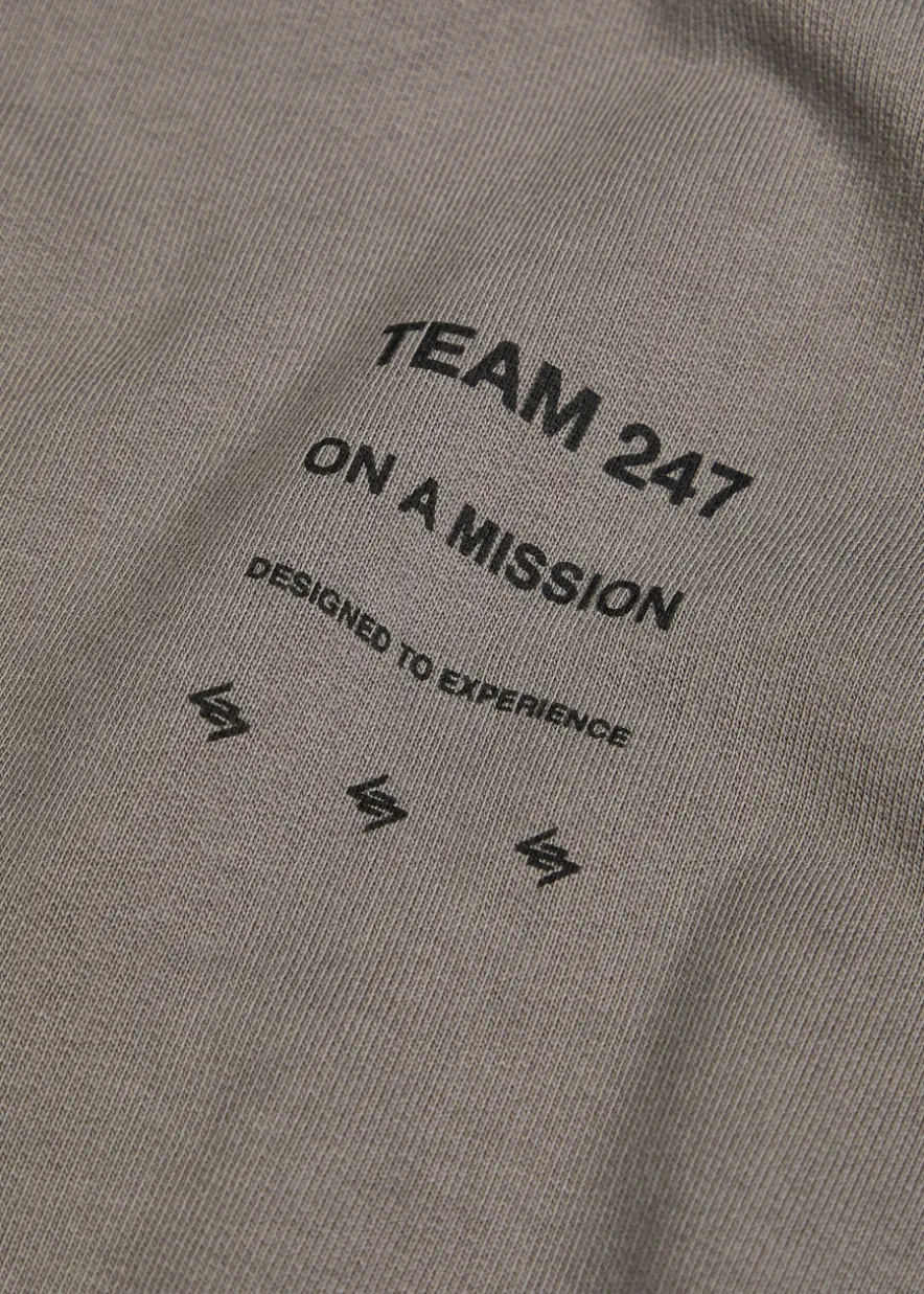 247 Uprising hooded cotton sweatshirt