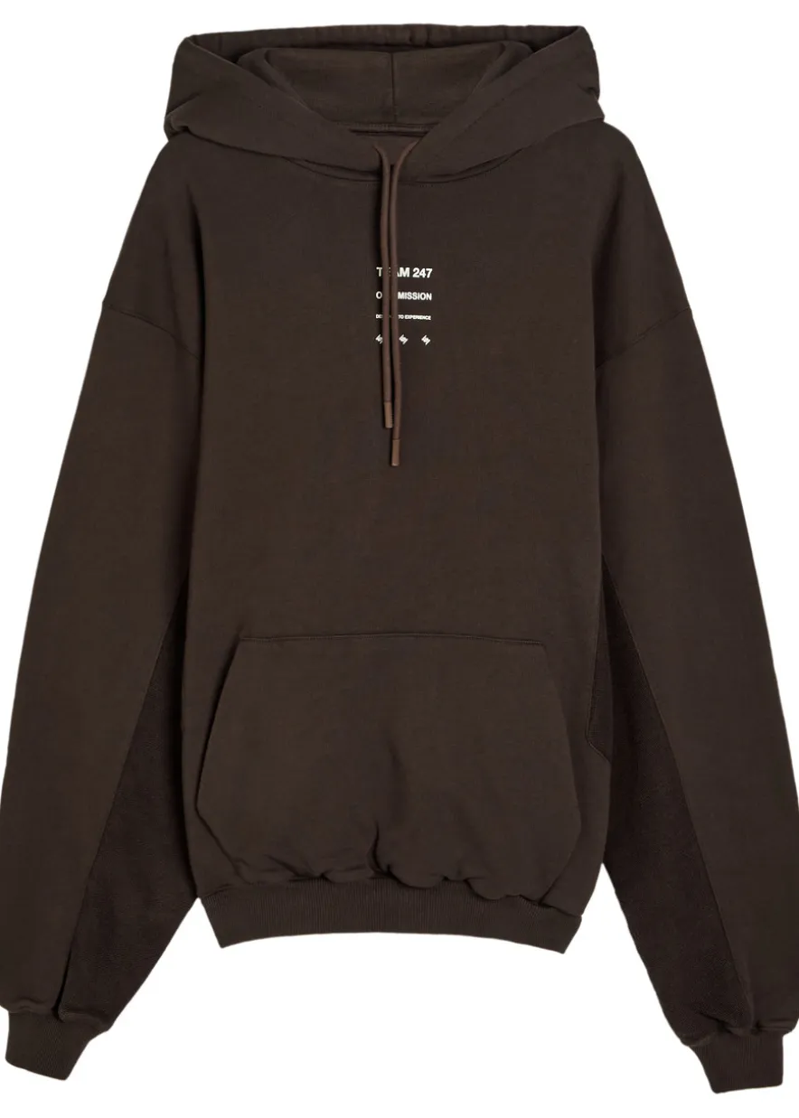 247 Uprising hooded cotton sweatshirt