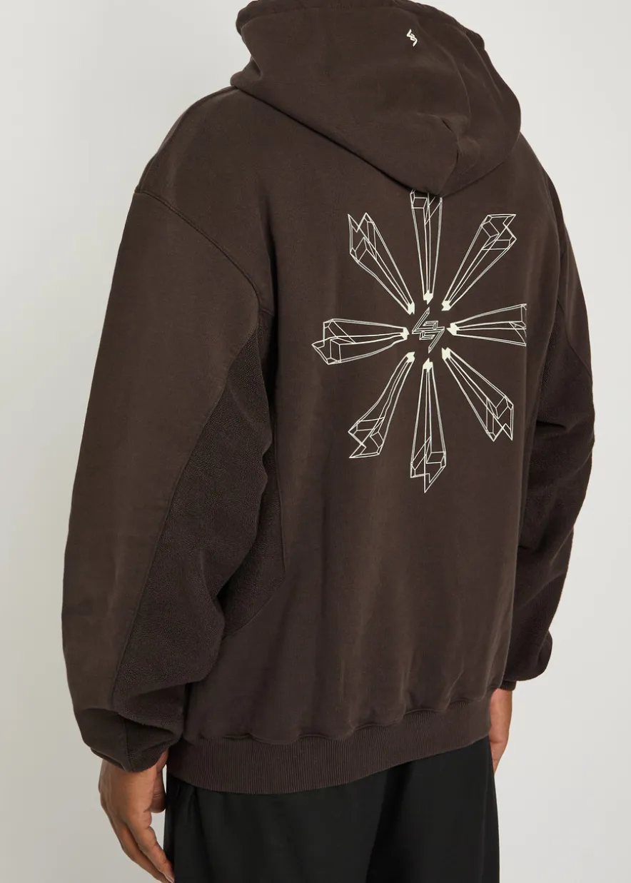 247 Uprising hooded cotton sweatshirt