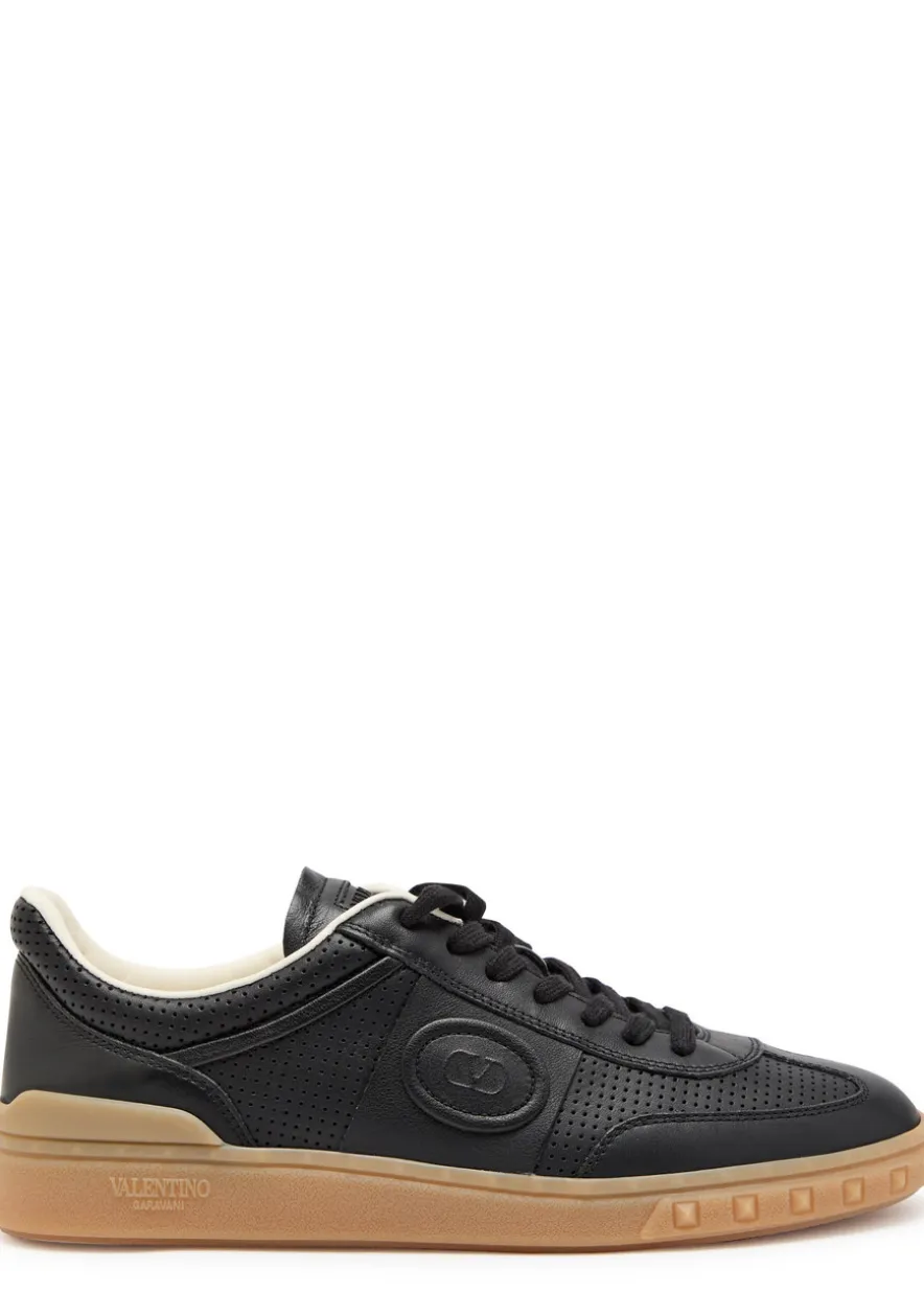 Upvillage panelled leather sneakers