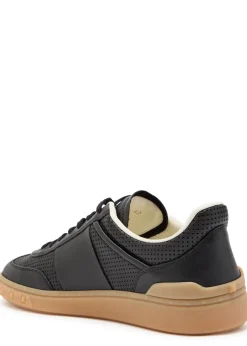 Upvillage panelled leather sneakers