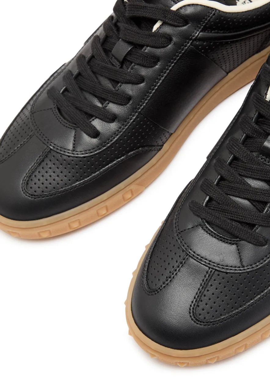 Upvillage panelled leather sneakers