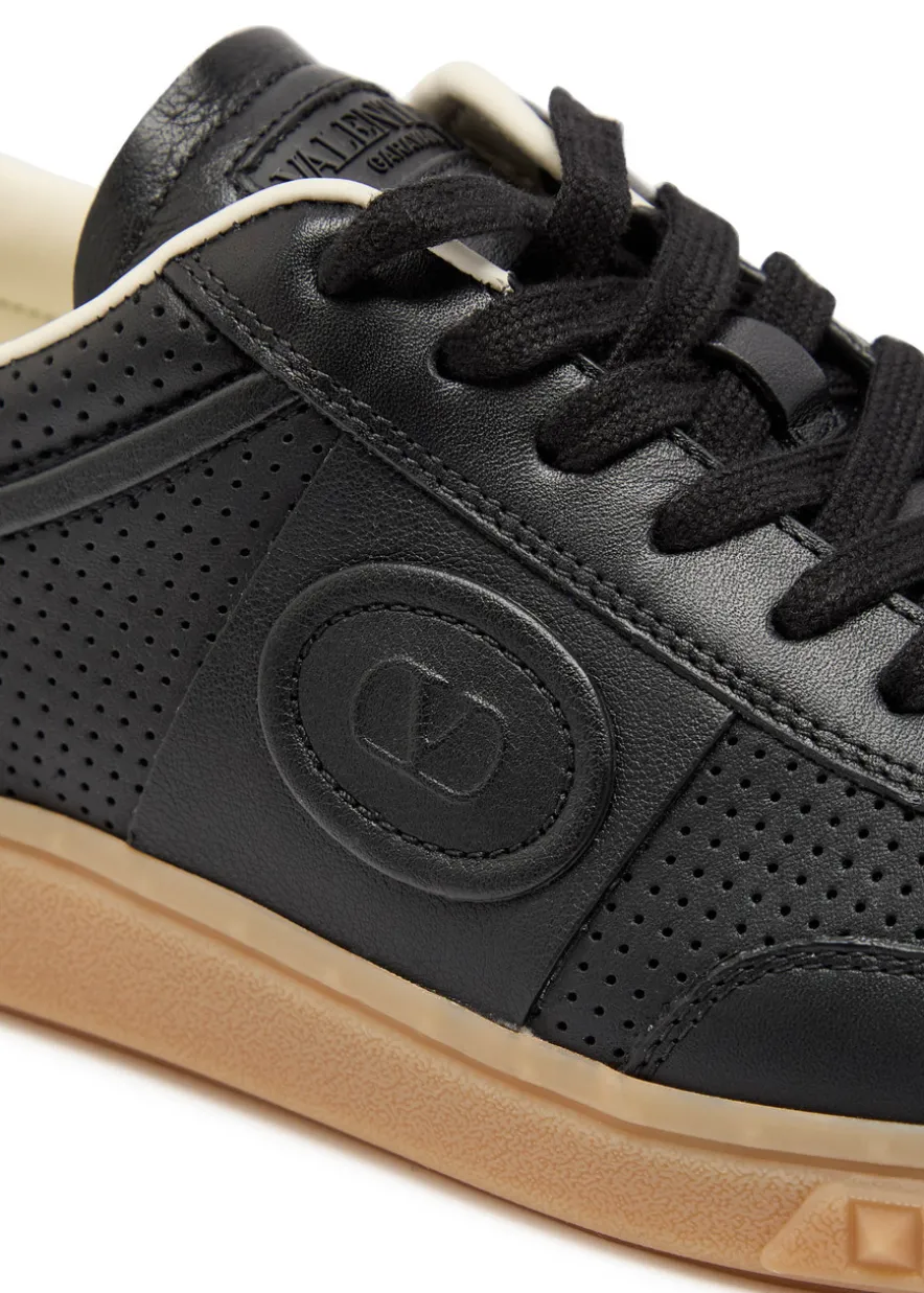 Upvillage panelled leather sneakers