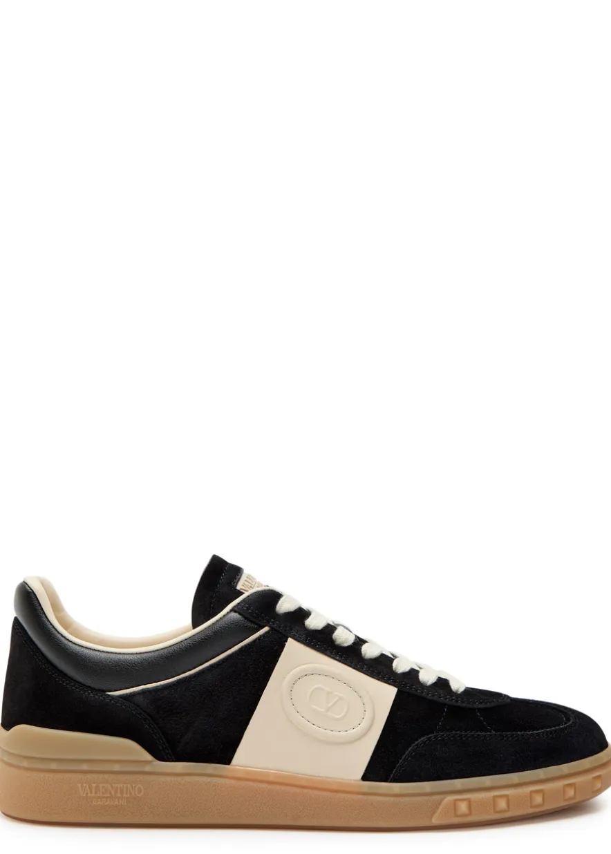 Upvillage panelled suede sneakers