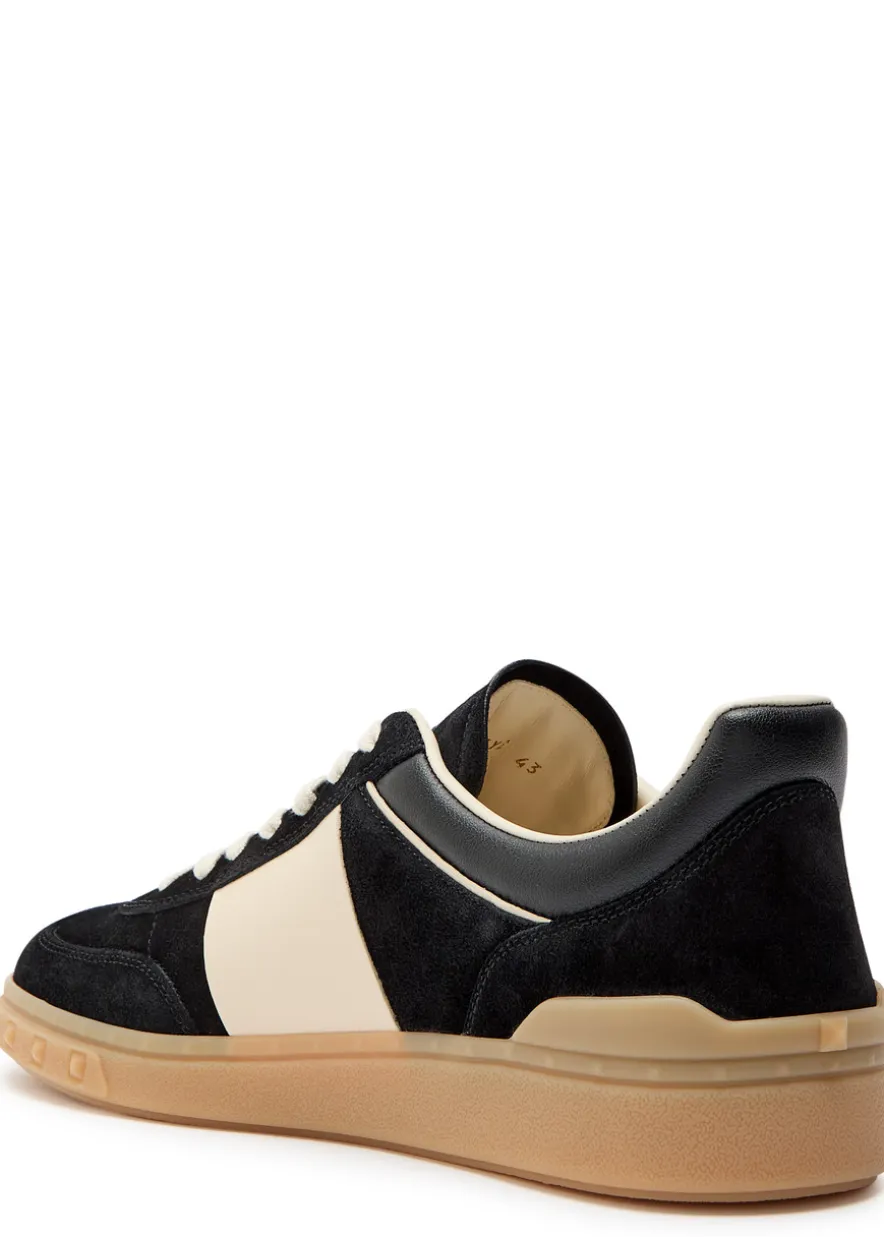 Upvillage panelled suede sneakers