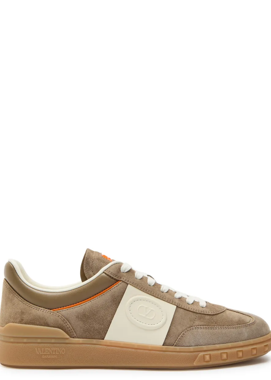 Upvillage panelled suede sneakers