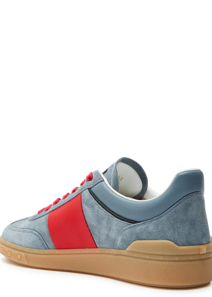 Upvillage panelled suede sneakers