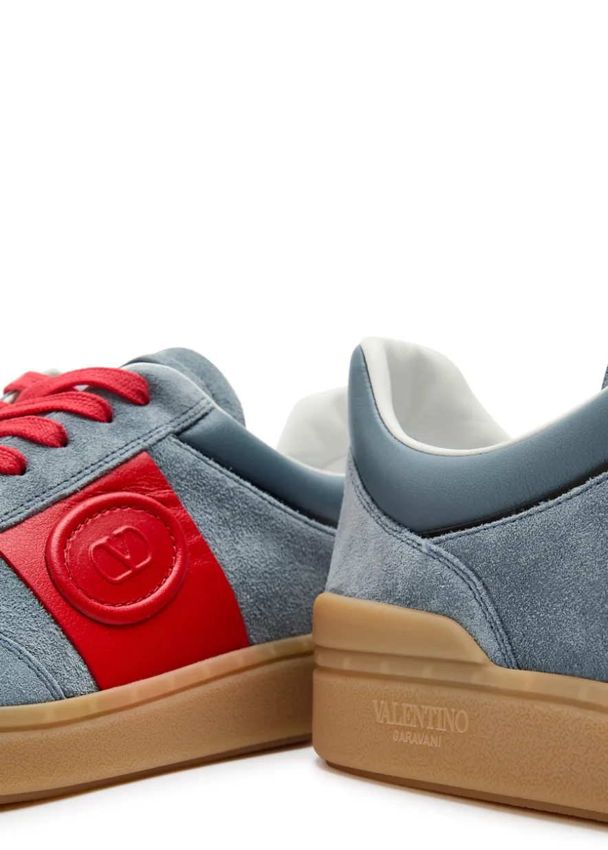 Upvillage panelled suede sneakers