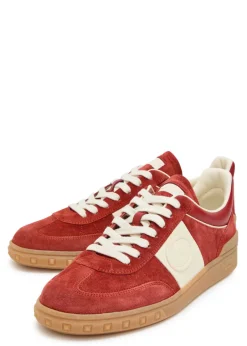 Upvillage panelled suede sneakers