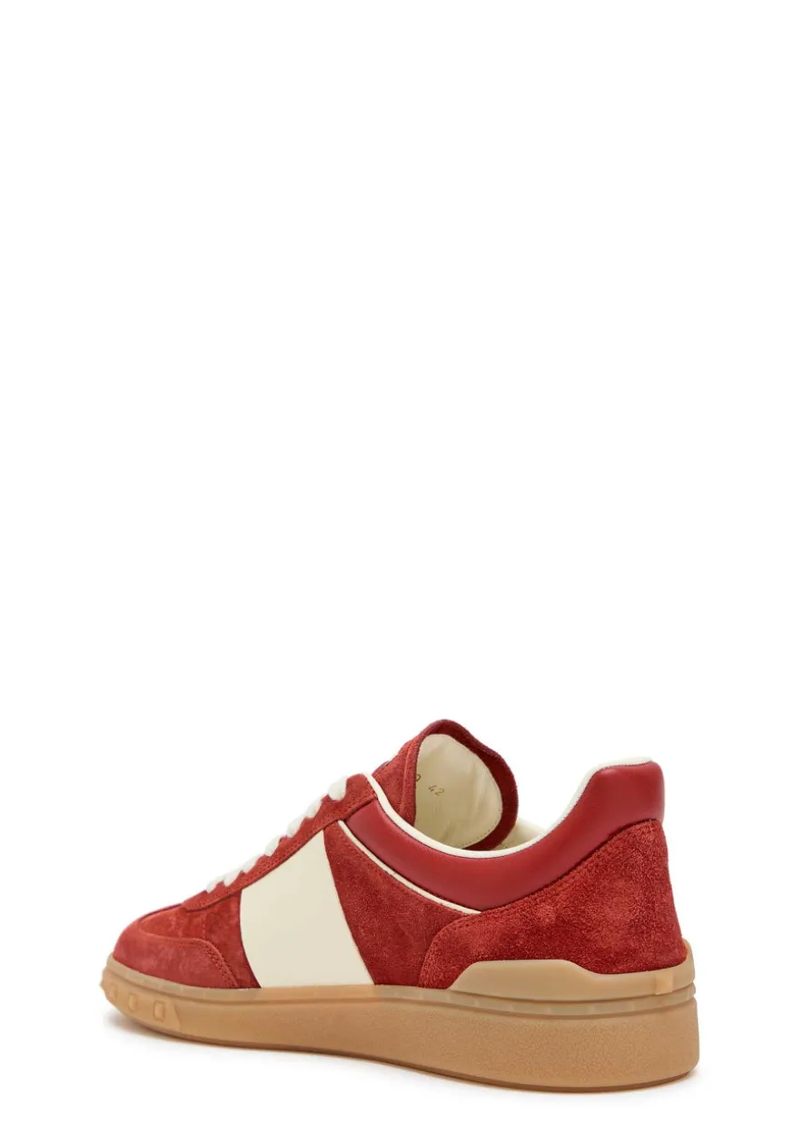Upvillage panelled suede sneakers