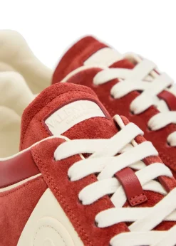 Upvillage panelled suede sneakers