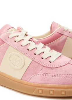 Upvillage panelled suede sneakers